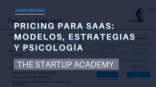 Webinar: Pricing para Saas Modelos, estrategias y psicología