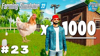 🏝️Survival Farming from $5K to $5 Million on an Island! ep. 23 🚜 Farming Simulator 22 🌱 P&P