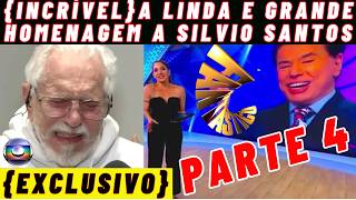 {INCRÍVEL} A LÍNDA E GRANDE E LINDA HOMENAGEM QUE O FANTÁSTICO FEZ PARA SILVIO SANTOS, PARTE 4, VEJA