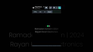 Ramadan Mubarak | Ramadan Kareem Greeting | HTML CSS JavaScript projects | coding #ramadan #2024