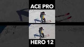 GoPro Hero 12 vs Insta360 Ace Pro Skiing Test #goprohero12 #insta360acepro