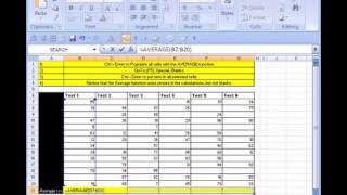 03 Excel Magic Trick # 3  AVERAGE & Go To Blanks