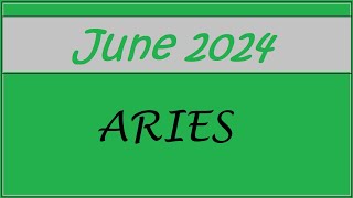 ARIES - (MONTH of June 2024!!)  - LETTING GO OF THE SORROW; BECAUSE OF SOME UNEXPECTED RECOGNITION!