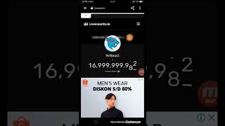 the moment mrbeast hit 17 billion subscribers