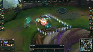 Draven vs Irelia Insane Draven Ult Flash Combo #shorts