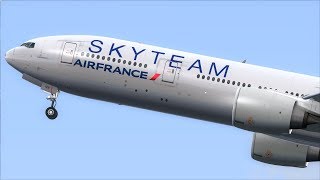 [P3Dv4] Air France 777-300ER Skyteam | Marseille - Nice Cote d'Azur | #WorldTour2018 | 14th leg