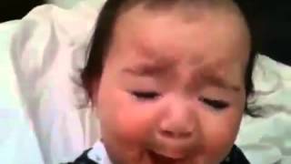 funny baby hot 2014 Funny baby eating sour food for First Time 1   YouTube