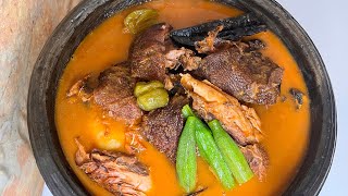 LEARN TO MAKE AUTHENTIC GRASSCUTTER LIGHT SOUP || AKRANTEƐ NKWAN #ghanafood #africanfood #bushmeat