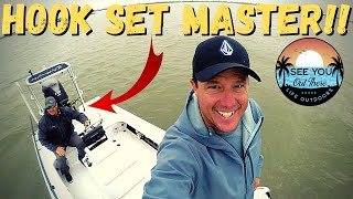 Fishing the marshes of Galveston's West Bay on a Yellowfin Skiff