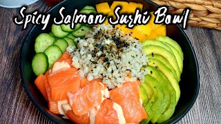 Spicy Salmon Sushi Bowl x Oh Crop Adlai Rice