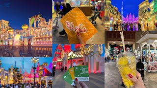 جولة في القرية العالمية دبي 🇦🇪 تجربة الأكل وأجمل الأسواق🛍️ — Dubai Global Village 2024