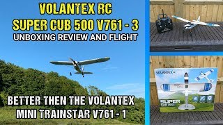 Volantex V761-3 Super Cub 500 Stabilized RC Plane Review And Flight