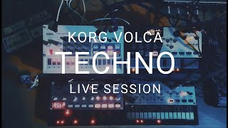 Korg Volca Series - TECHNO Session