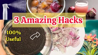 3 Zero Cost Kitchen & Home Tips And Hacks |How to keep kitchen clean & organize | 100% Useful Hacks