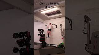 Week 4: Zercher Deadlift 100kg x 5, Chin Up 36.25kg x 3, Dip 65kg x 5