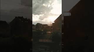 Heavy shower in Budapesti 2018.05.21.