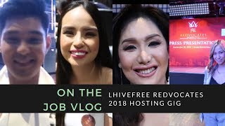 OnTheJob Vlog| LHIVEFREE Redvocates Pageant Hosting Gig