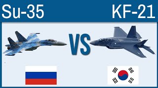 Sukhoi Su-35 VS Kf-21 Boramae - Top Fighter Jets of the World Compared