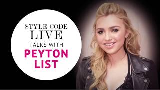 Amazon Style Code Live Talks With // Actress Peyton List