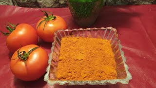 HOMEMADE TOMATO POWDER/how to make tomato powder at home/ Zafraani Zaiqa/ hindi/ urdu