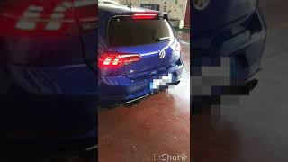 VW Golf MK 7.5 R Stage2 2.0 tsi ea888 dq381 launch control akrapovic sound