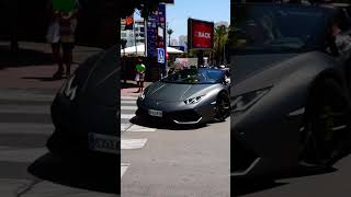 Supercars Puerto Banus Lamborghini huracan, Aventador, Urus Marbella Spain