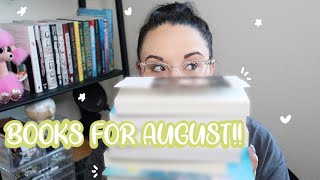 my august tbr 🌻 | all the books I want to read this month!