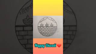 Diwali special drawing 😍 #shorts #diwali #diwalispecial #diya #viral #trending #new