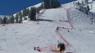 Far West U10 Championship at Squaw Valley Valley - Gwenn first run