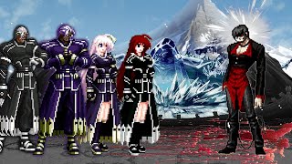 {Mugenation} Zero & Fyra Noll Team Vs Evil Blood Iori