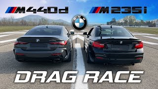 BMW M440d vs M235i - TIME TO DRAG