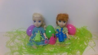 Elsia and Annia Finding the Easter Eggs Part 2