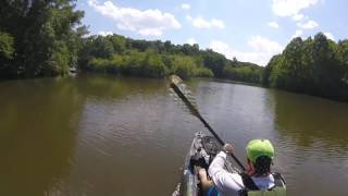 Whopper Plopper Bomb on Parents' First Kayak Outing