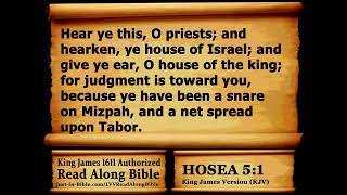 Bible Book 28. Hosea Complete - King James 1611 Authorized Read Along Holy Bible - Diverse Readers