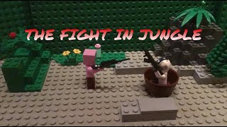 LEGO / the fight in jungle / stop motion animation