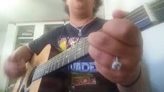 Playing "Hurricaine" by Luke Combs with no capo and no pick