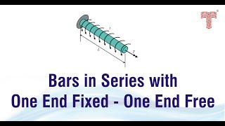 Bars in series with one end fixed - one end free