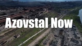 Ariel View of Azovstal after liberation