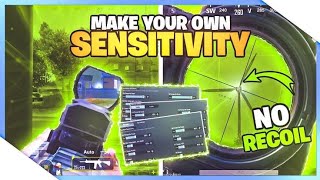 How to make your own Sensitivity | Best Zero Recoil Sensitivity for BGMI | Sensitivity Settings Code