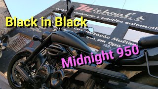 Yamaha midnight 950 pintura black in black