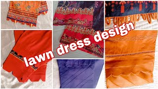 Lawn dress design 2024 | dress designing ideas for summer 2024 | #stichdifferent