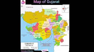 Map of Gujurat#geography#indiangeography#india#map#upsc#opsc#shorts#ssc#gujurat#shots#studywithkoko