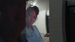 Lady steals my neighbors ring doorbell & then tries to steal mine