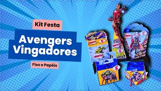 Kit Festa Avengers vingadores