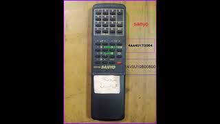 ريموت تليفزيون سانيو SANYO TV REMOTE وبديله