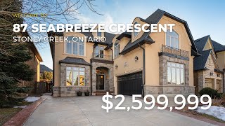 87 Seabreeze Crescent, Stoney Creek | Cinematic Real Estate Video Tour | SkySight.ca