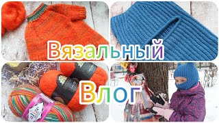 Вязальный влог 31/23 Балаклава-кошка, новый заказ, процессы и впечатления #влог #вязание #балаклава