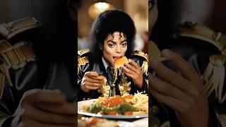 What food did Michael Jackson use to eat? #aiartwork #aifood #michaeljackson #michaeljacksonart