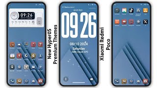 3 Premium HyperOS Themes for Xiaomi,Redmi,Poco 🤩 | HyperOS Amazing  Themes🥰