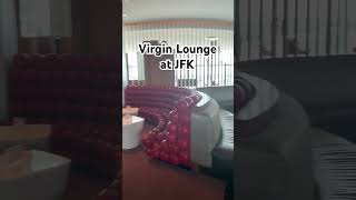 Virgin Lounge JFK ✈️ #airport #flight #fly #flying #plane #aeroplane #firstclass #business